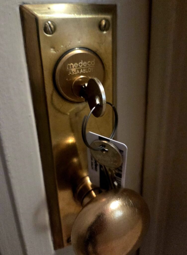 High security Medeco lock